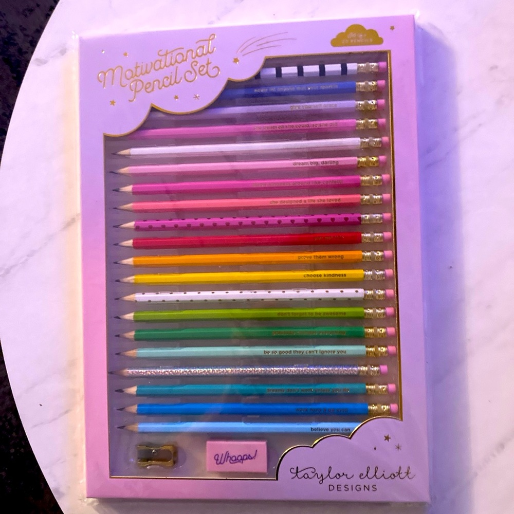 Taylor Elliott Designs - Motivational pencil ✏️ set